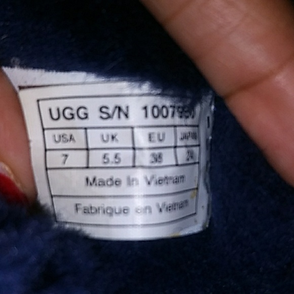 Short blue Uggs - Picture 5 of 6